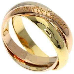 CARTIER 18k Gold Trinity Ring #50